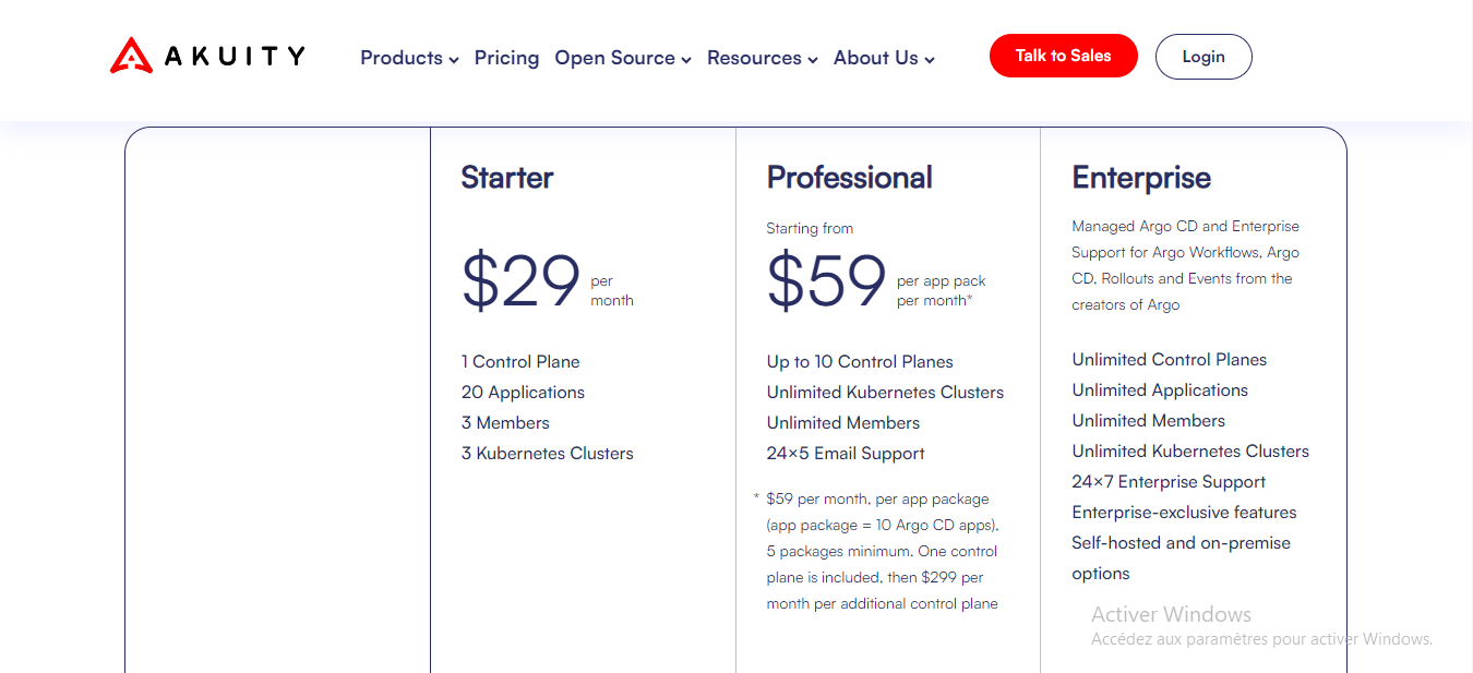 Pricing Page