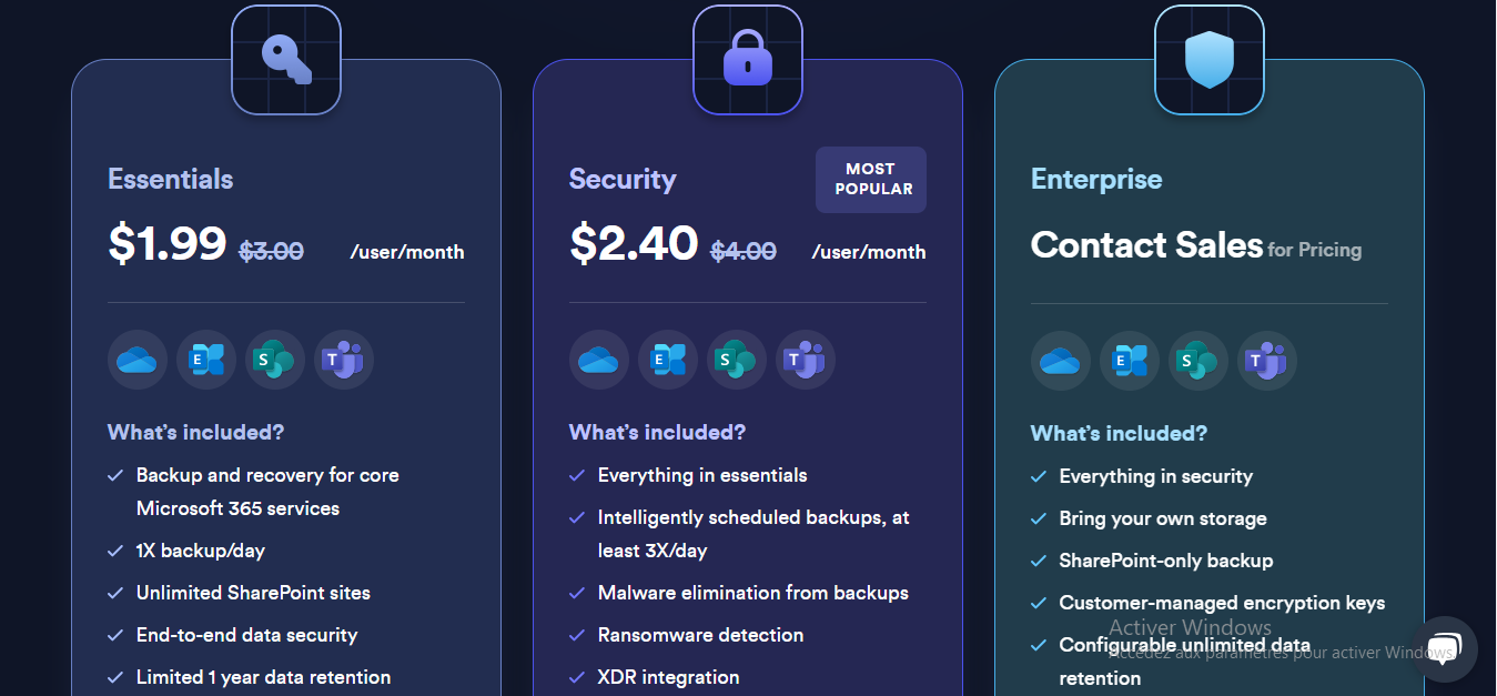 Pricing Page