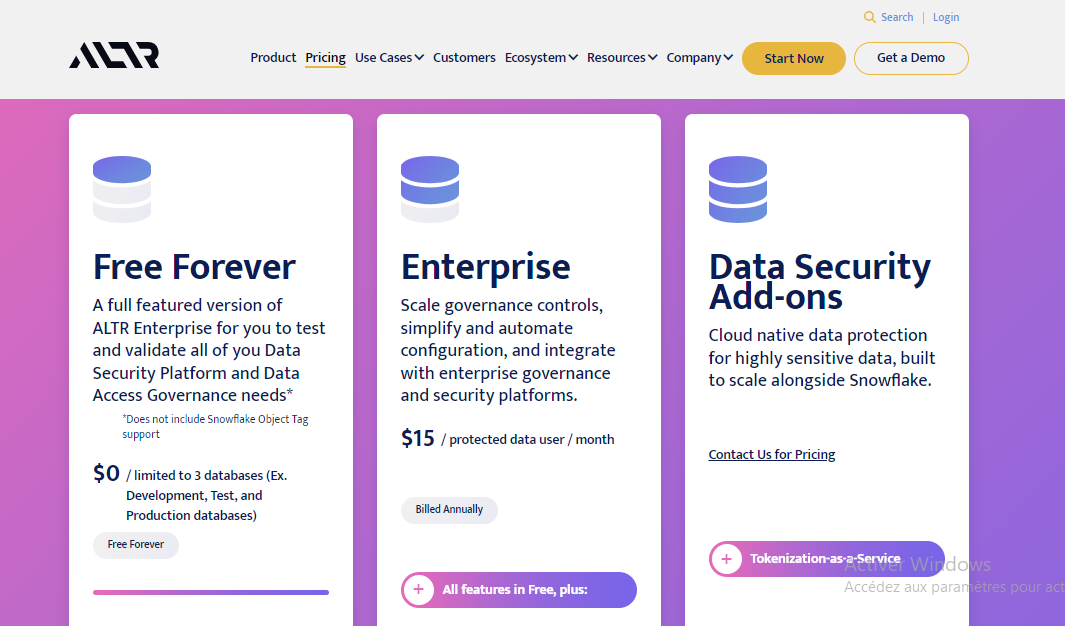 Pricing Page
