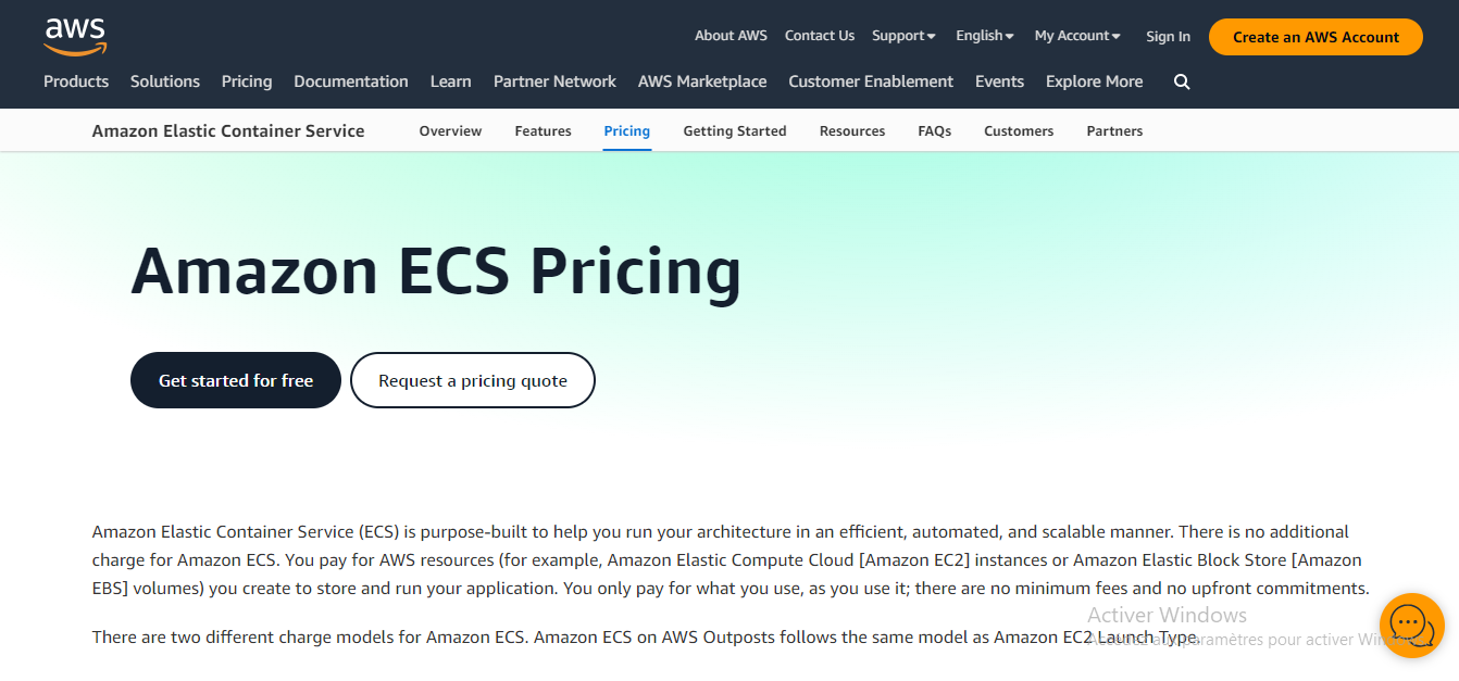 Pricing Page