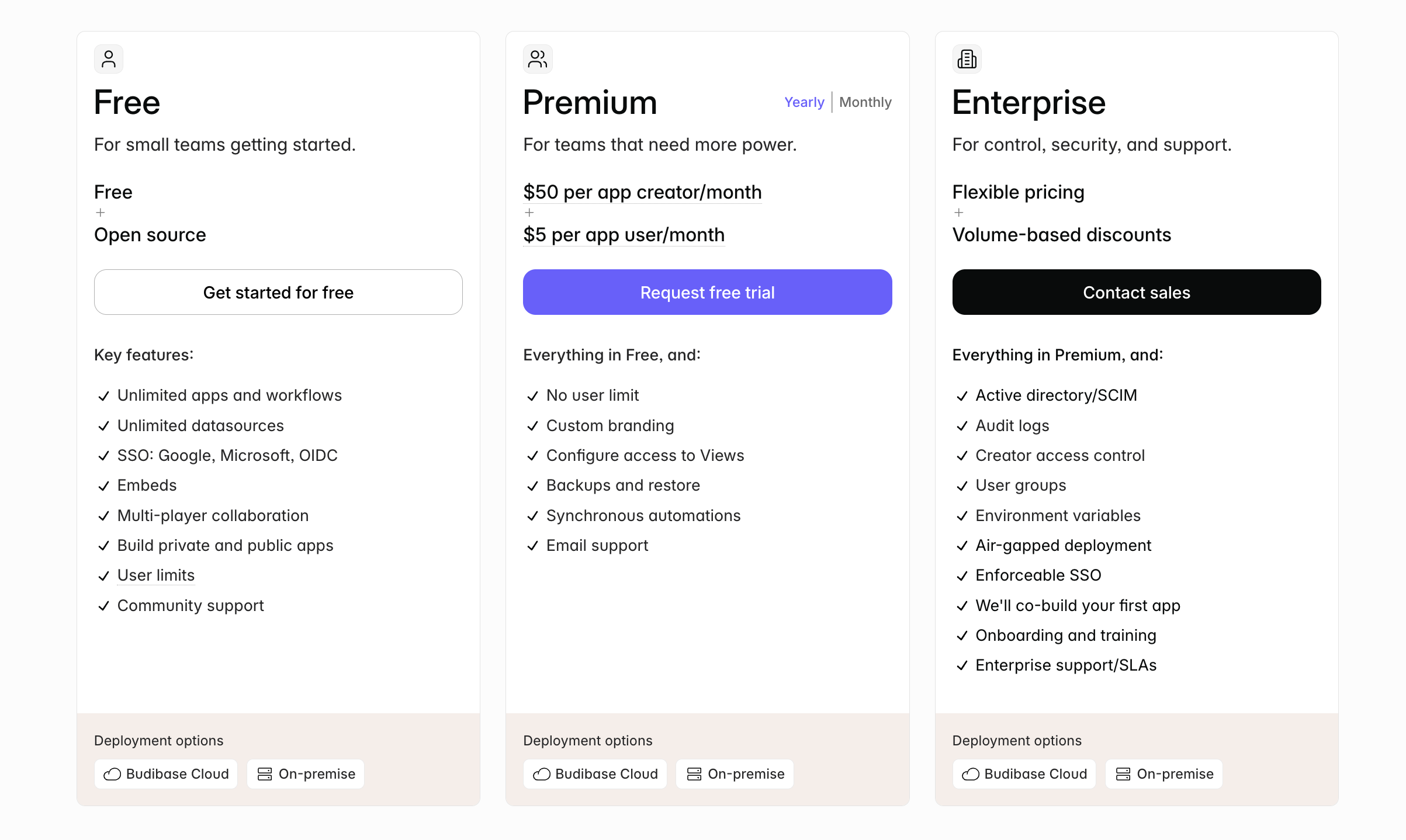 Pricing Page
