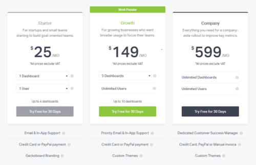 Pricing Page