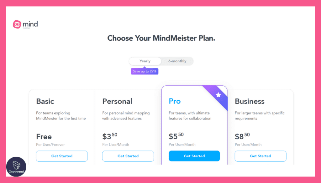 Pricing Page