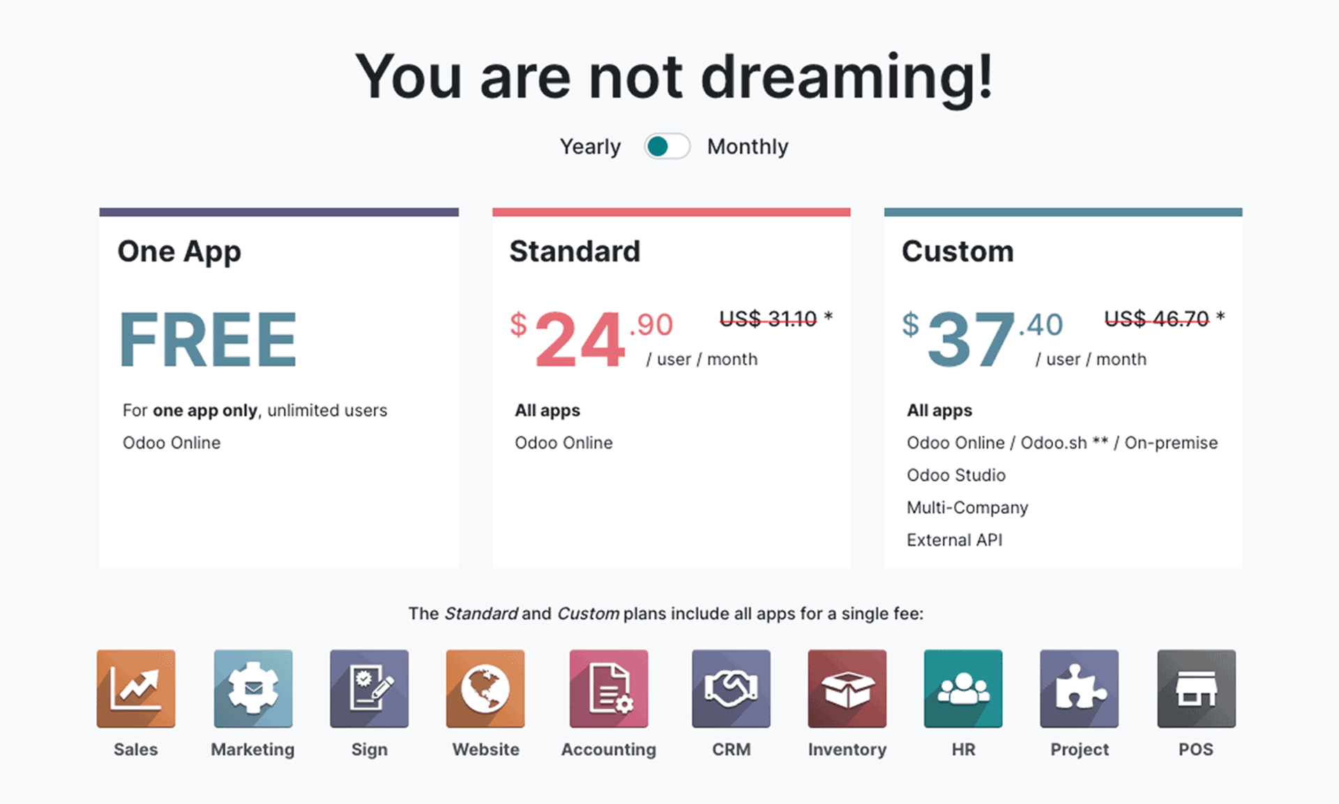 Pricing Page