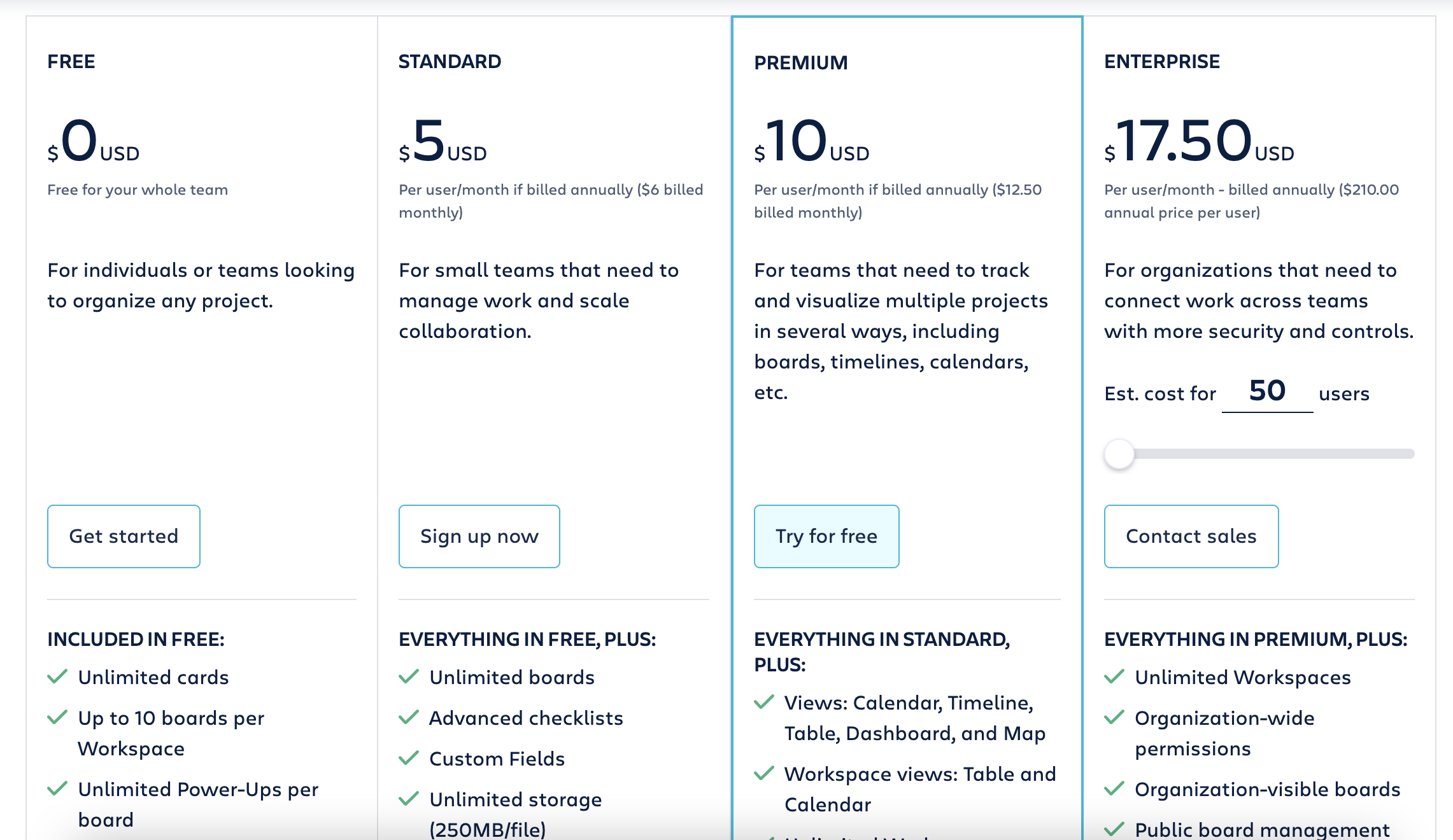 Pricing Page