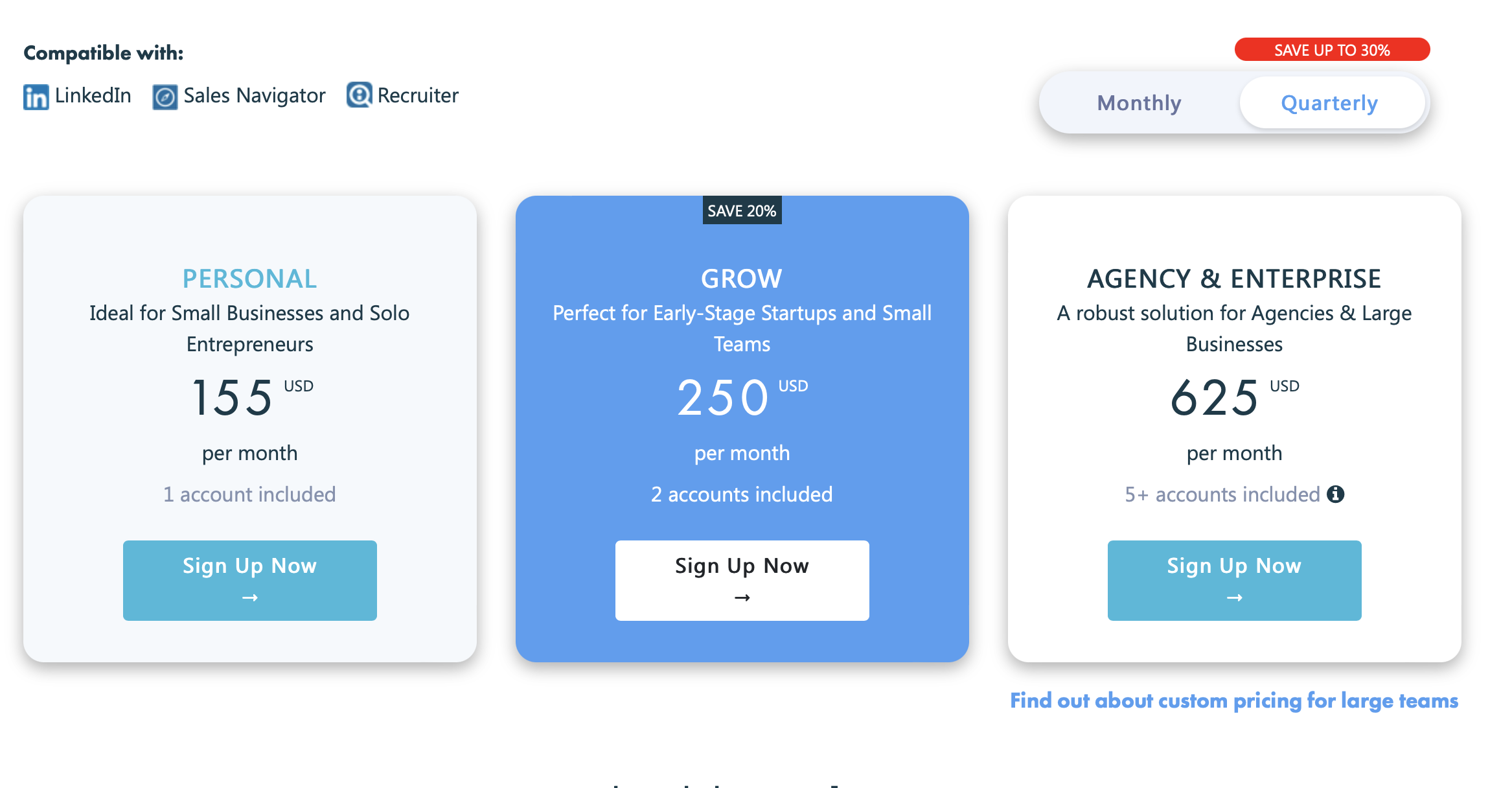 Pricing Page