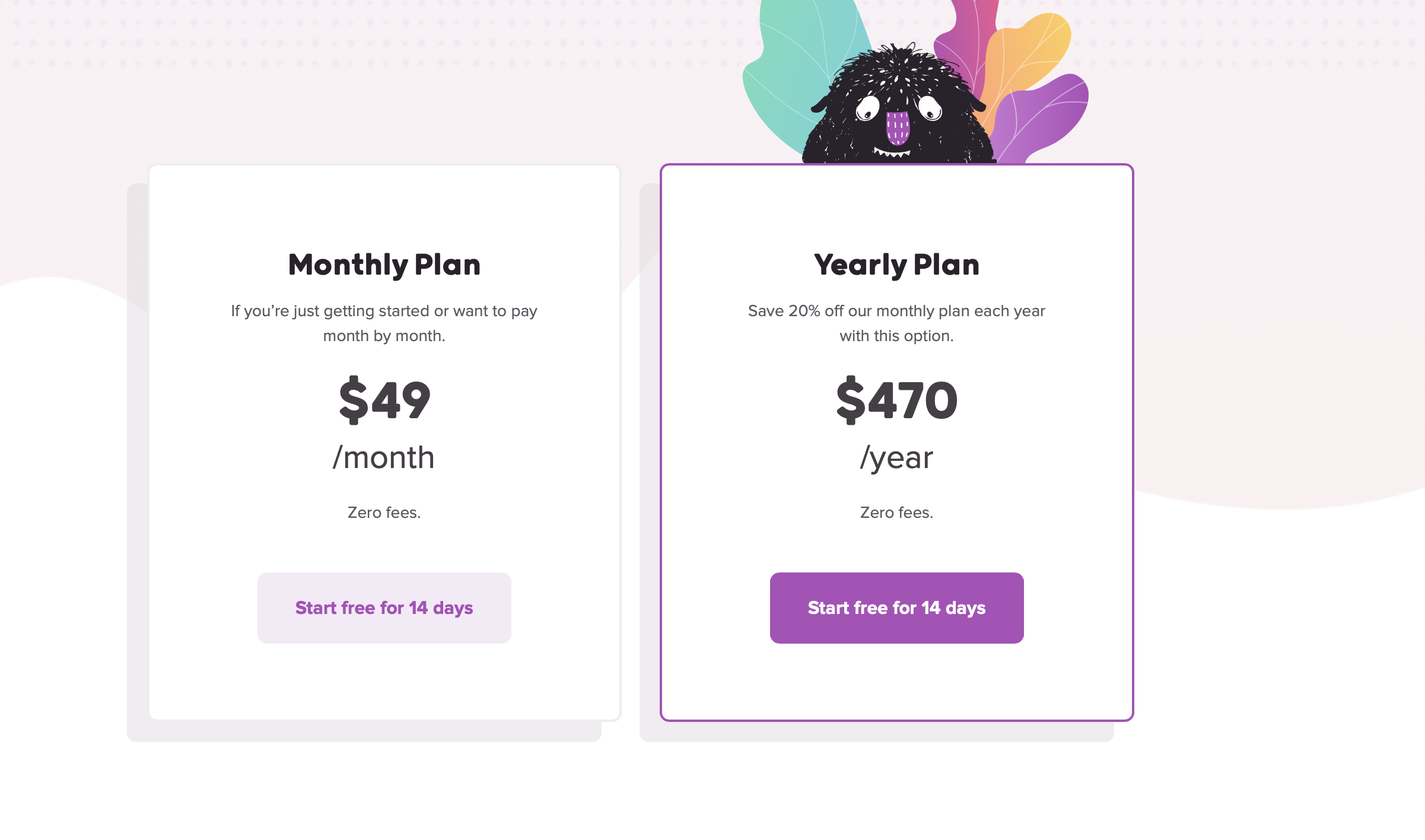 Pricing Page