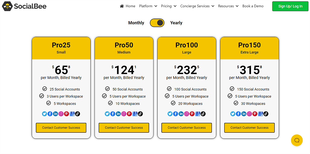 Pricing Page