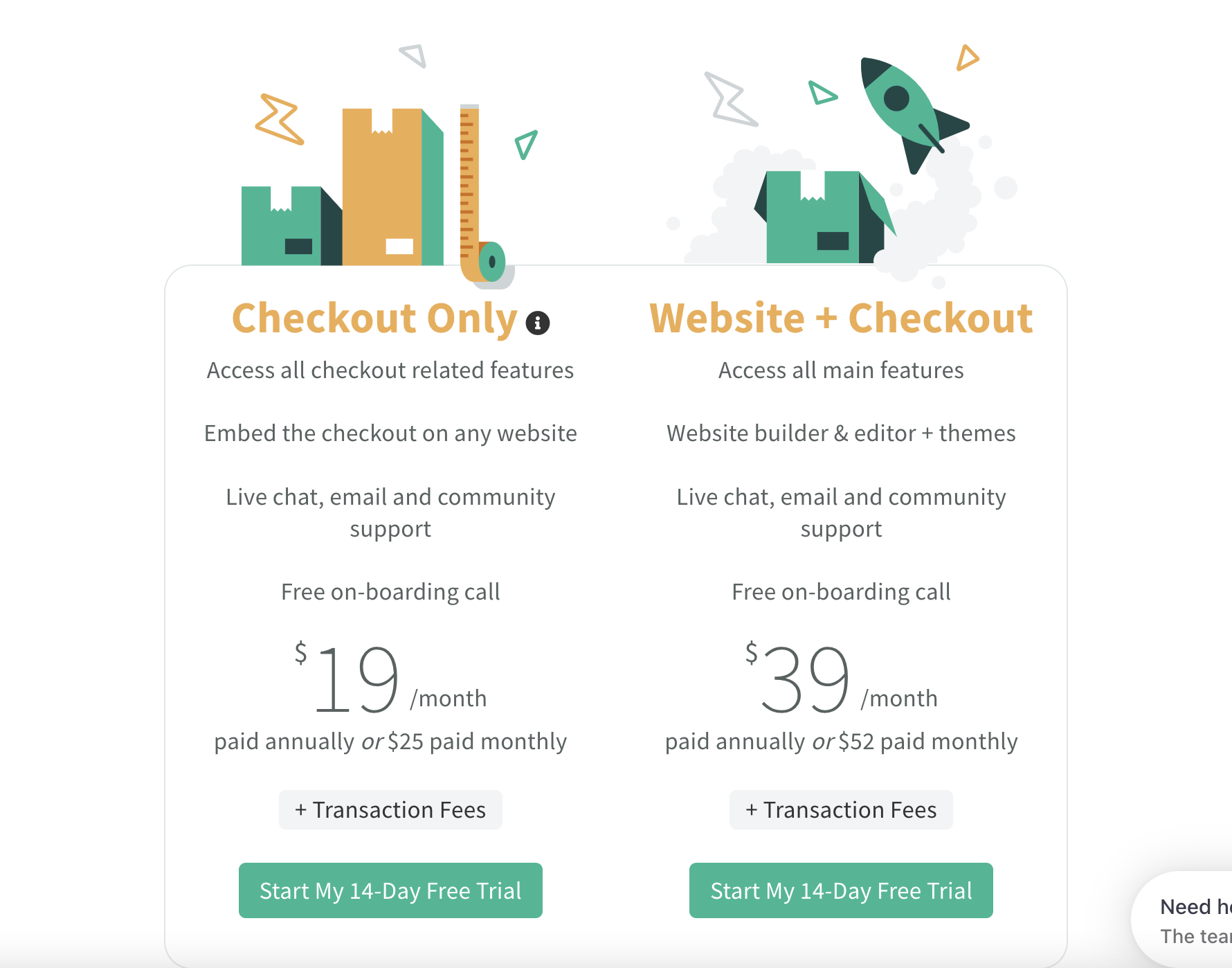 Pricing Page