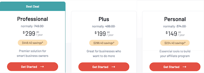 Pricing Page