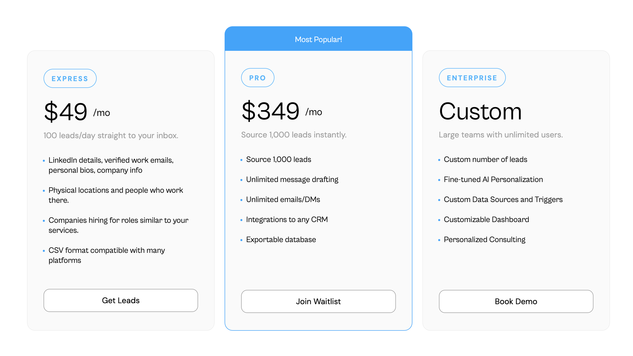Pricing Page