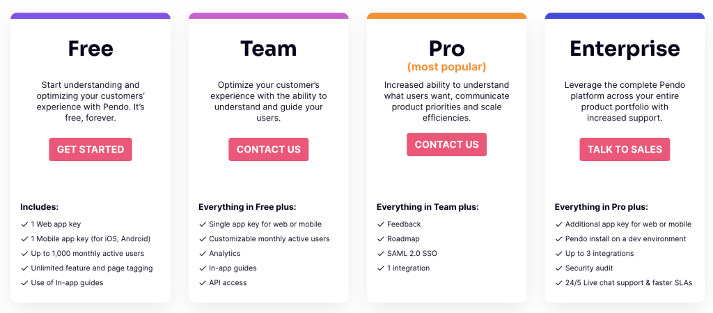 Pricing Page