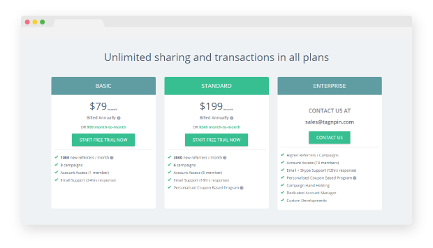 Pricing Page