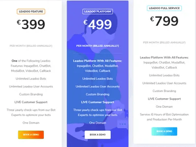 Pricing Page