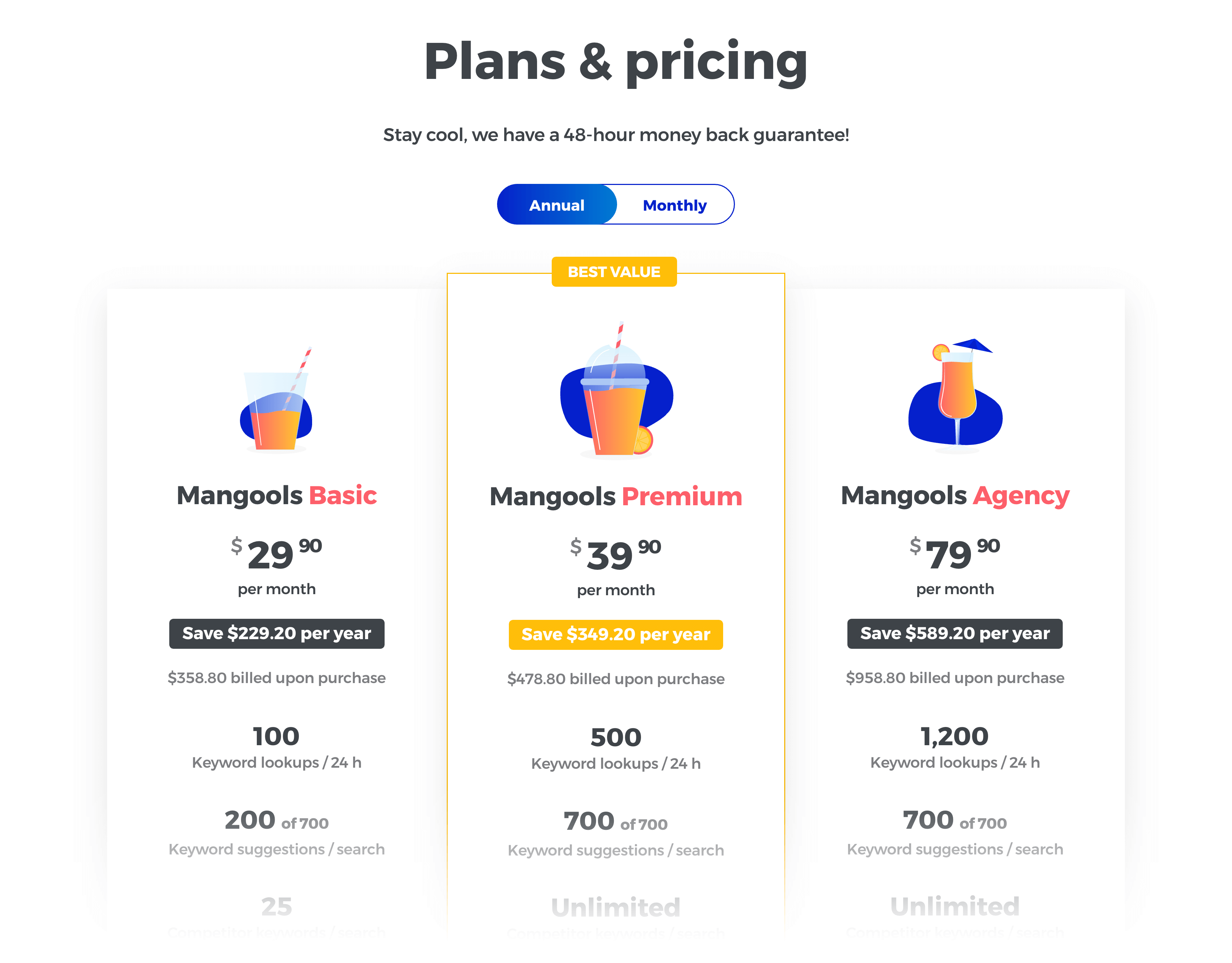 Pricing Page