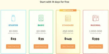Pricing Page