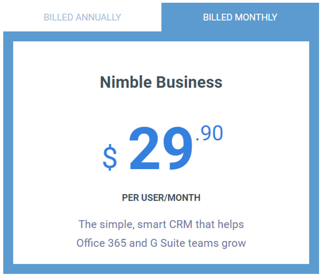 Pricing Page