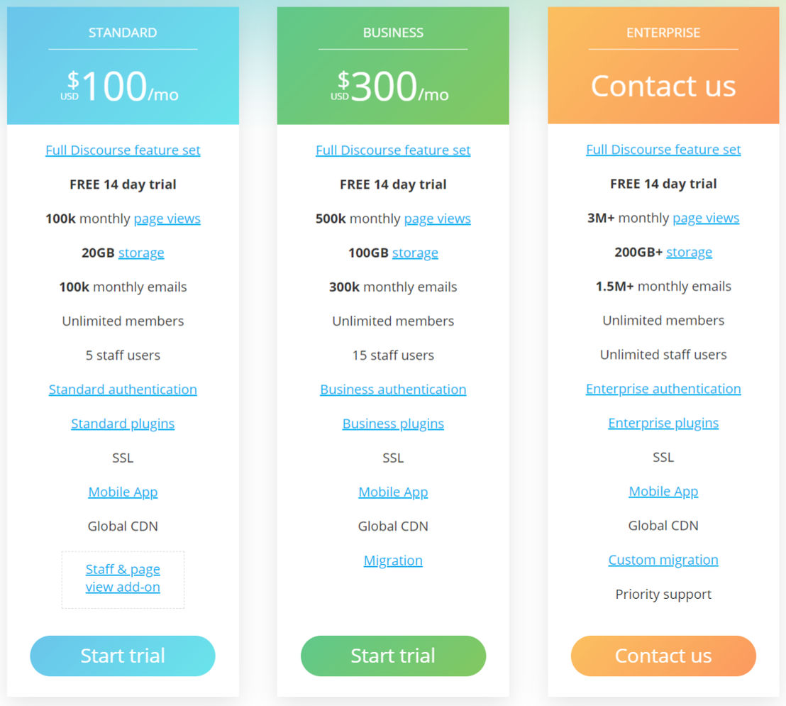 Pricing Page