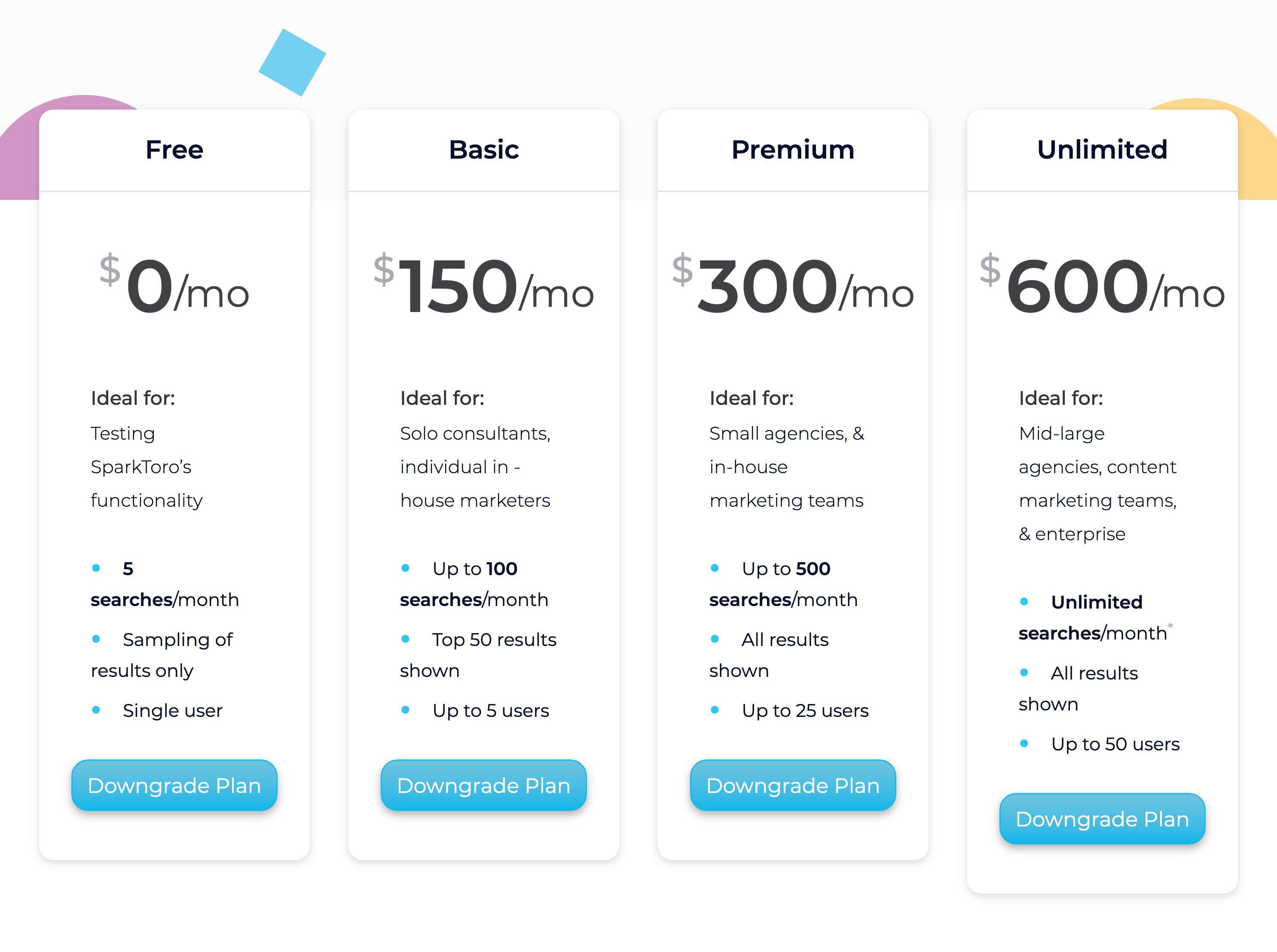 Pricing Page