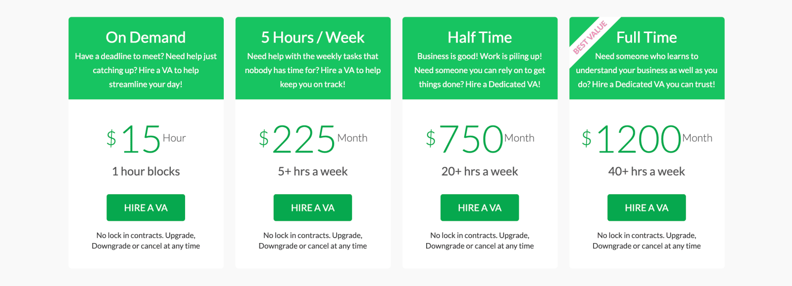 Pricing Page