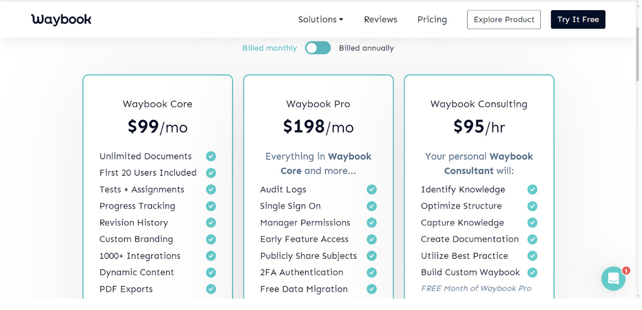 Pricing Page