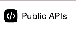 Public APIs