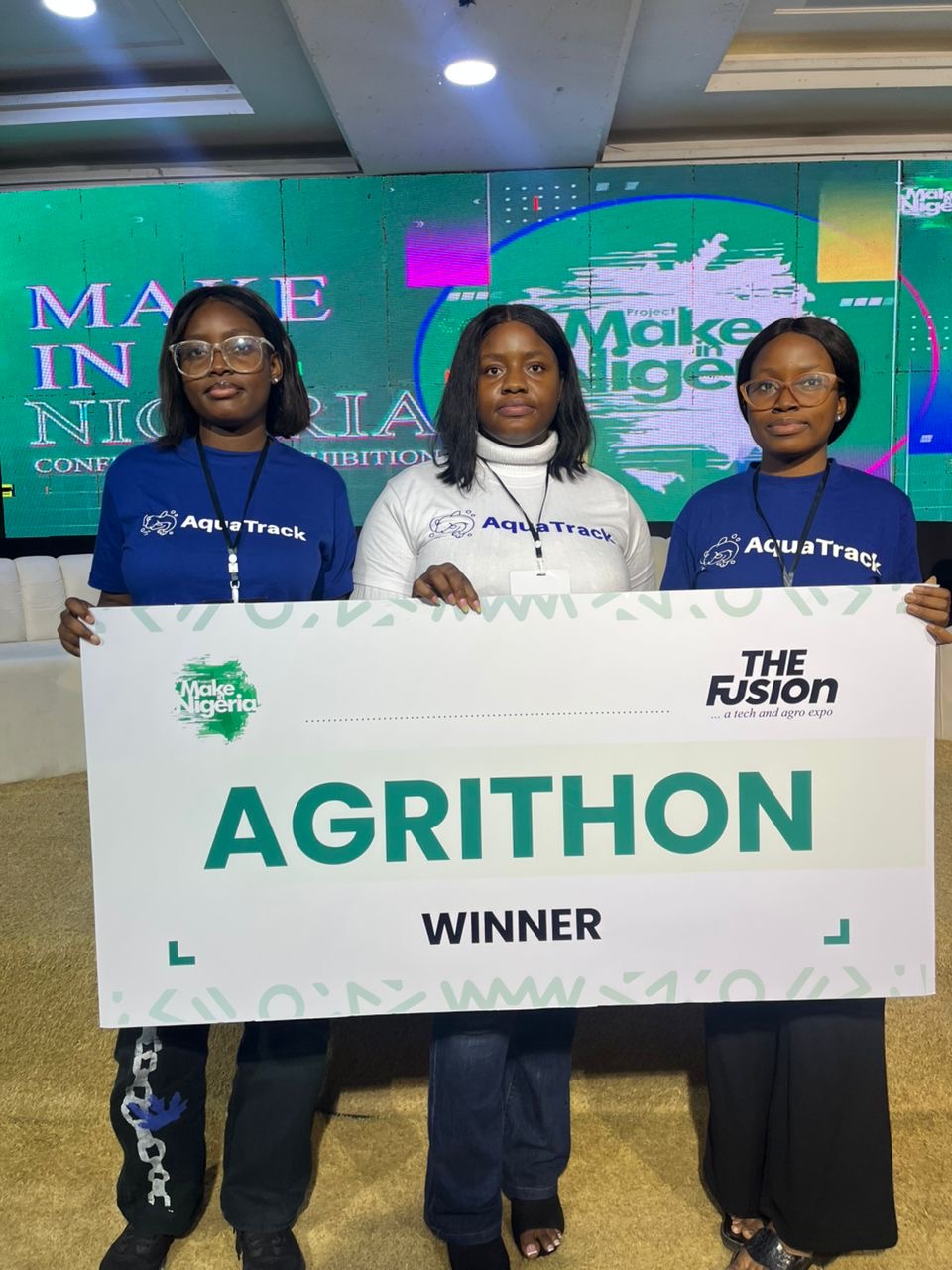 AquaTrack Wins Make in Nigeria Agrithon 2025 - TechBlit coverage of Event