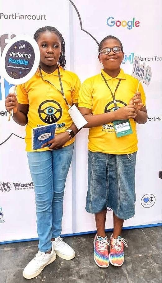 10-Year-Old Port Harcourt Girls Win Global Tech Prize - TechBlit coverage of Kids In Tech