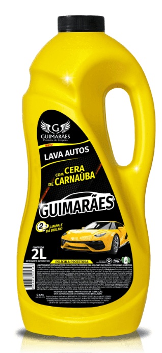 LAVA AUTOS C/CERA CARNAUBA 2L GUIMARAES