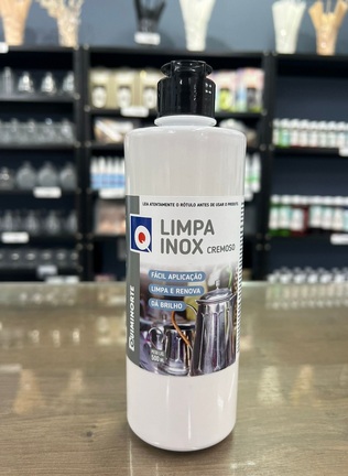 LIMPA INOX CREMOSO QUIMINORTE FRASCO 500ML