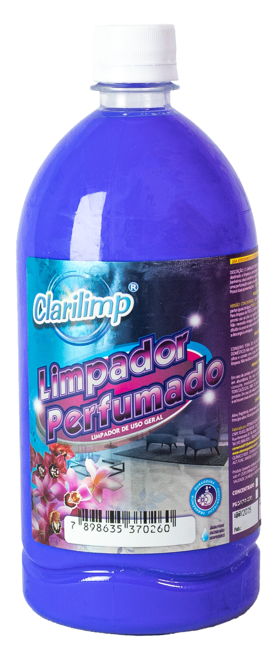 LIMPADOR CONCENTRADO 1/40 SUAVIZANTE AZUL
