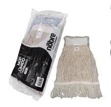 MOP UMIDO (REFIL 290GR. 70% ALGODAO 30% POLIESTER PONTA DOBRADA C/LOOP E CINTA) - NOBRE