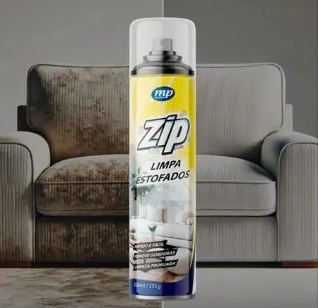 LIMPA ESTOFADO COURO PLASTICO SPRAY ZIP 300ML