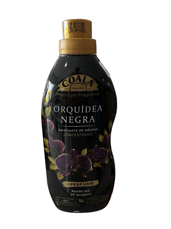 AMACIANTE DE ROUPAS CONCENTRADO ORQUIDEA NEGRA COALA LAUNDRY 1 L