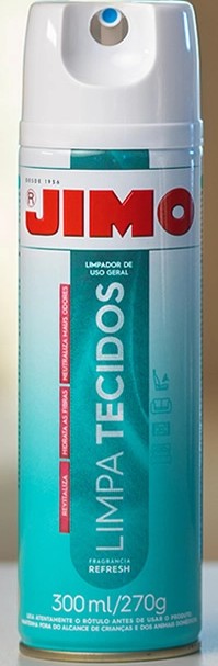 JIMO LIMPA TECIDOS AERO 300 ML * CX.06 - Lote: 110777