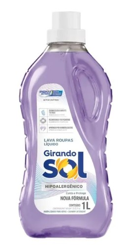 LAVA ROUPAS HIPOALERGÊNICO 1L GIRANDO SOL