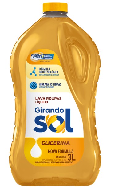 LAVA ROUPAS GLICERINA 3L GIRANDO SOL