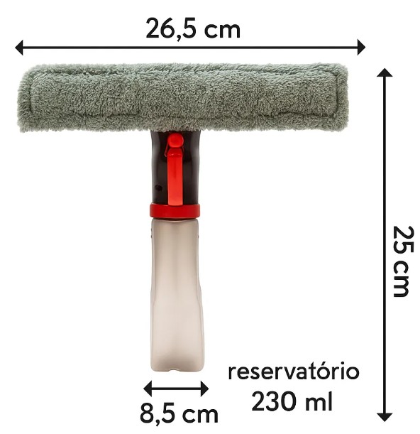 LIMPA VIDROS SPRAY TAM UNICO VERMELHO/ CINZA