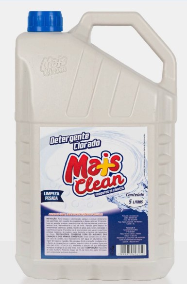 DETERGENTE CLORADO 5L .