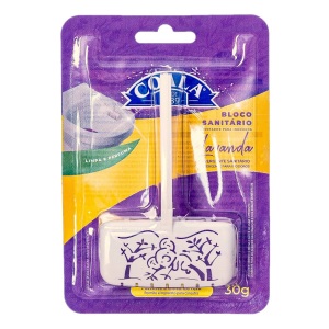 SUPORTE BLOCO + REFIL LAVANDA 30G