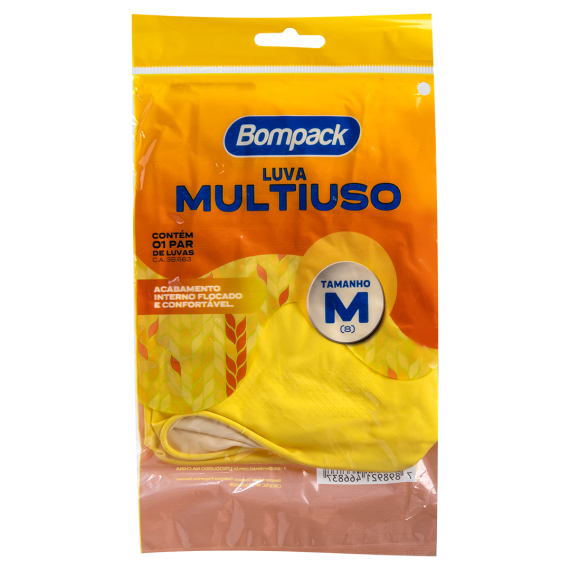 LUVA BOMPACK AMARELA M(8) UN