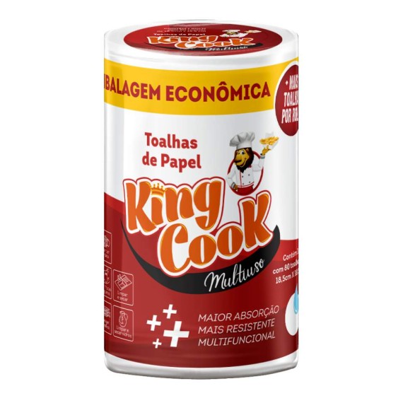 P. TOALHA COZINHA ECONOMICO KING COOK UN