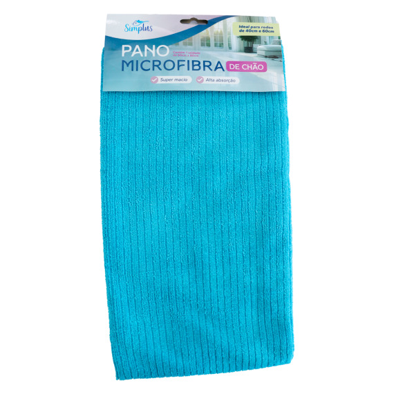 PANO MICROFIBRA DE CHAO SIMPLUS 60X80CM C/1PC(250GSM)