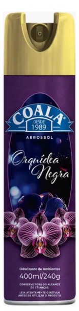 ODORIZANTE AEROSSOL ORQUIDEA NEGRA 400ML - COALA