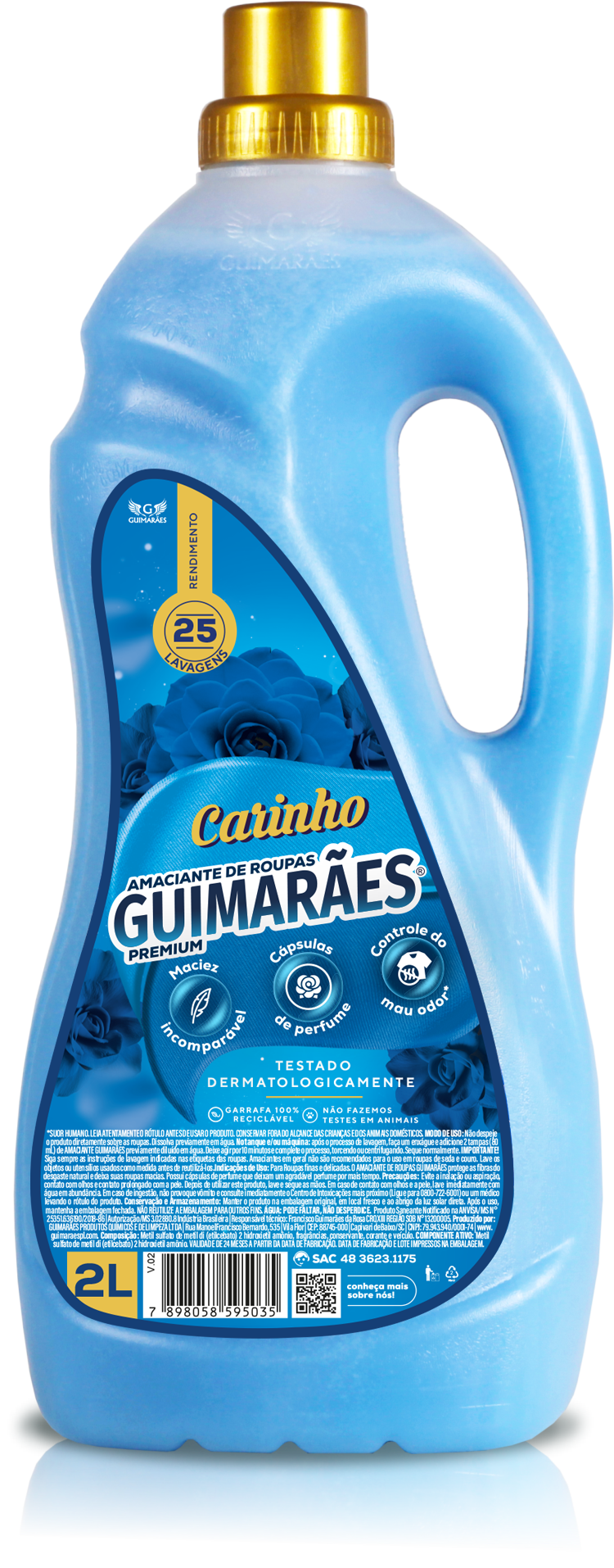 AMACIANTE DE ROUPAS CARINHO 2L - guimaraes