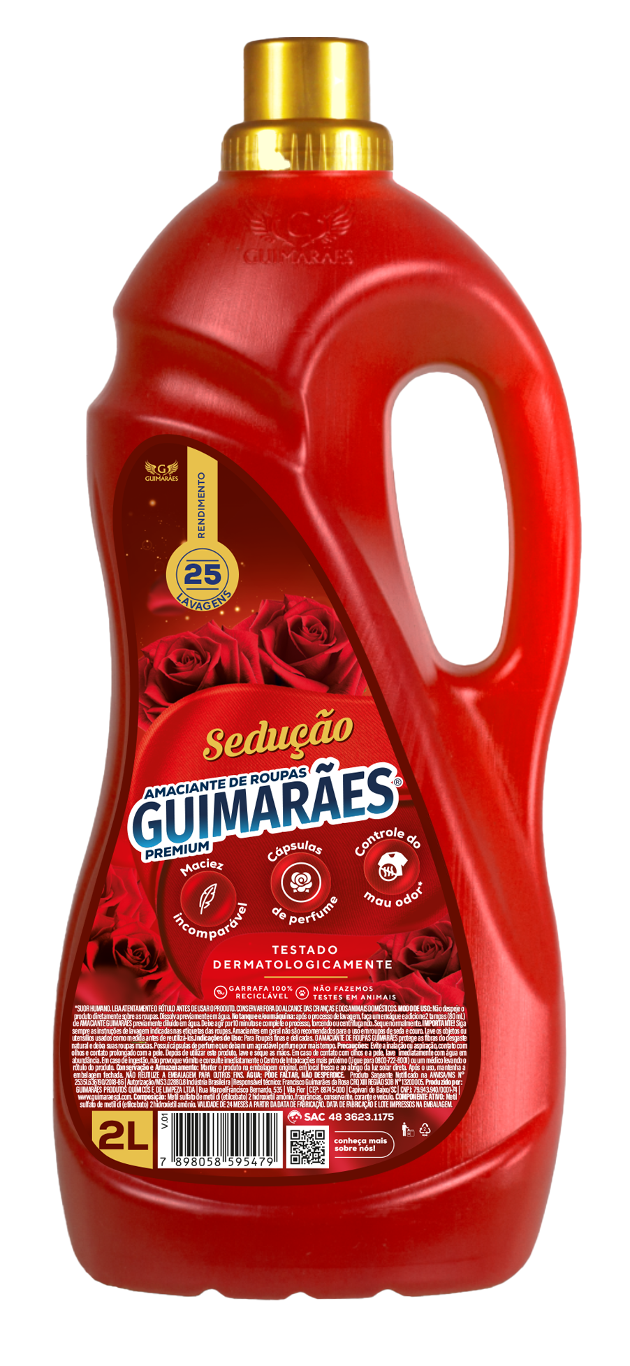 AMACAINTE DE ROUPAS SEDUÇÃO 2L - guimaraes