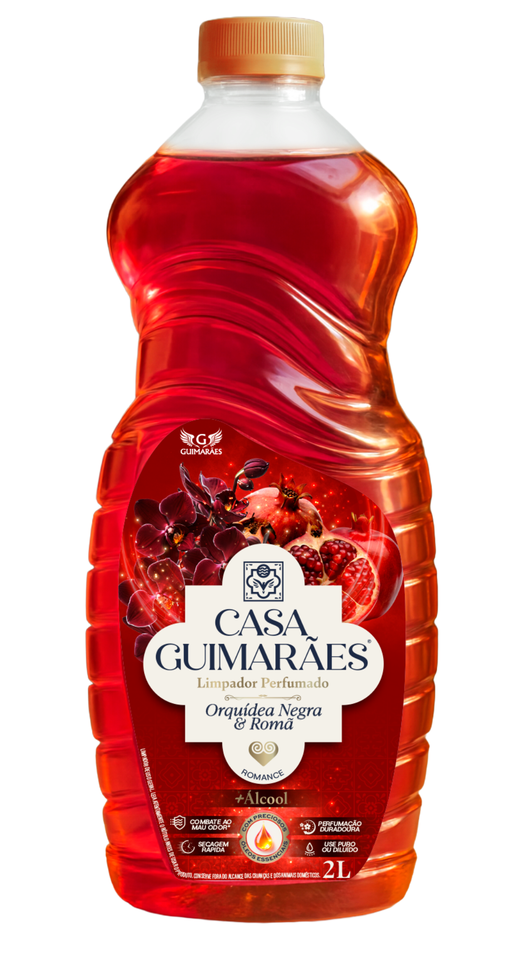 LIMPADOR PERFUMADO ORQ NEGRA E ROMA 2L GUIMARAES