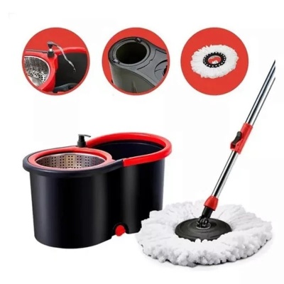 MOP GIRATORIO PRO TAM UNICO VERMELHO/CINZA