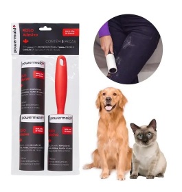 ROLO ADESIVO 3 REFIL KIT 3 PCS VERMELHO