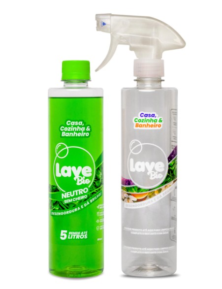 KIT CONCENTRADO C/ BORRIFADOR - NEUTRO 500ML